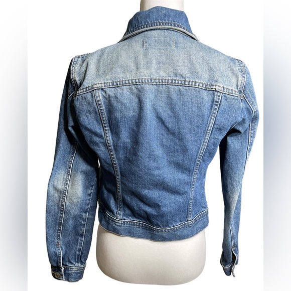 UNiTED COLORS OF BENETTON: Denim Blue Jean Jacket, Size XS - Picture 2 of 7